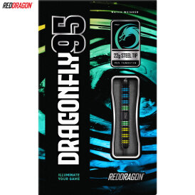 Red Dragon Steel Darts Dragonfly Black Parallel 95% Tungsten Steeltip Dart Steeldart 22 g
