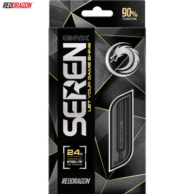 Red Dragon Steel Darts Seren 1 Onyx 90% Tungsten Steeltip Dart Steeldart