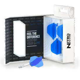 Red Dragon Nitro Flite Flight- Schaftsystem Standard Nr.2 Weiß & Blau S Short