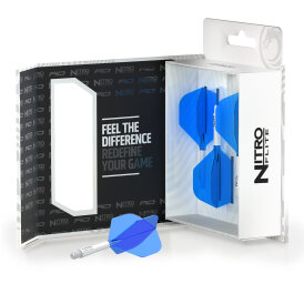 Red Dragon Nitro Flite Flight- Schaftsystem Standard Nr.2 Weiß & Blau IM Intermediate