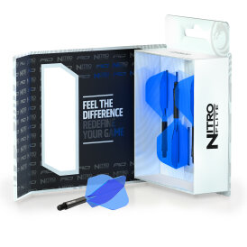 Red Dragon Nitro Flite Flight- Schaftsystem Standard Nr.2 Schwarz & Blau S Short