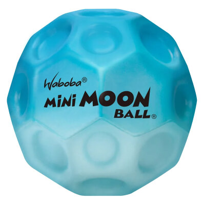 Waboba Moon Mini Ball Extreme Bouncing Springball Sprungball Blau