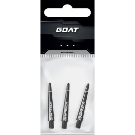Goat Dart Shaft Griptech Dartshafts mit Spring O-Ringen Schwarz S Kurz