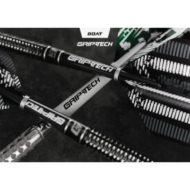 Goat Dart Shaft Griptech Dartshafts mit Spring O-Ringen Schwarz S Kurz