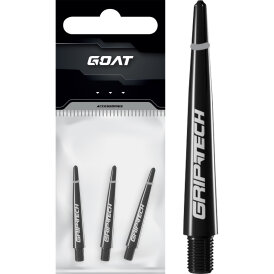 Goat Dart Shaft Griptech Dartshafts mit Spring O-Ringen Schwarz IM Intermediate