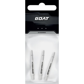 Goat Dart Shaft Griptech Dartshafts mit Spring O-Ringen Weiß IM Intermediate