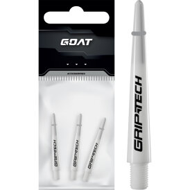 Goat Dart Shaft Griptech Dartshafts mit Spring O-Ringen Weiß IM Intermediate
