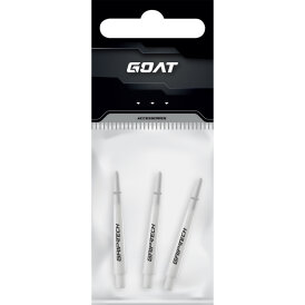 Goat Dart Shaft Griptech Dartshafts mit Spring O-Ringen Weiß M Mittel