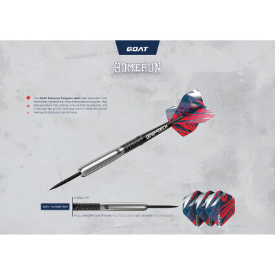 Goat Dart Steel Darts Homerun 90% Tungsten Steeltip Darts Steeldart