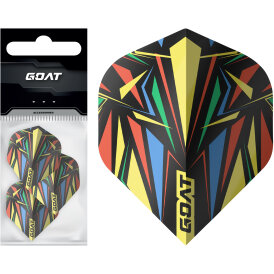 Goat Dart Flights Athlete Dartflights Nr.2 Design 2025 Gelb