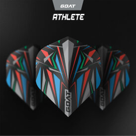 Goat Dart Flights Athlete Dartflights Nr.2 Design 2025 Schwarz