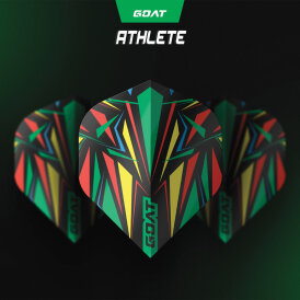 Goat Dart Flights Athlete Dartflights Nr.2 Design 2025 Grün