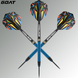 Goat Dart Steel Darts Athlete Brass Steeltip Darts Steeldart 12 g Blau