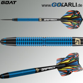 Goat Dart Steel Darts Athlete Brass Steeltip Darts Steeldart 12 g Blau