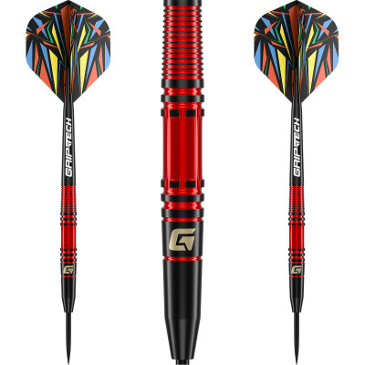 Goat Dart Steel Darts Athlete Brass Steeltip Darts Steeldart 11 g Rot