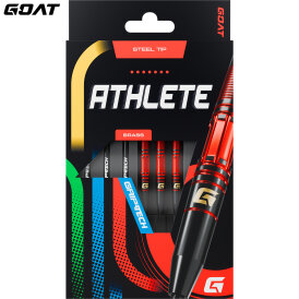 Goat Dart Steel Darts Athlete Brass Steeltip Darts Steeldart 11 g Rot
