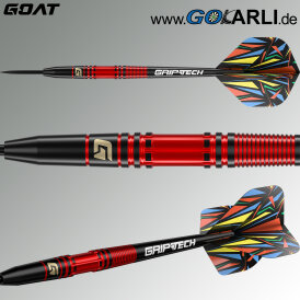 Goat Dart Steel Darts Athlete Brass Steeltip Darts Steeldart 11 g Rot
