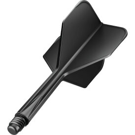 Goat Dart A1R Molded Flight- Schaftsystem Schwarz Standard Nr.6 S Kurz