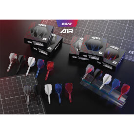 Goat Dart A1R Molded Flight- Schaftsystem Klar Standard Nr.6 S Kurz