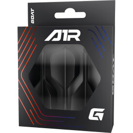 Goat Dart A1R Molded Flight- Schaftsystem Schwarz Standard Nr.6 M Mittel