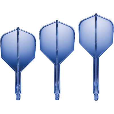 Goat Dart A1R Molded Flight- Schaftsystem Blau Standard Nr.6 M Mittel