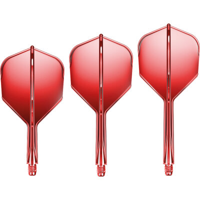 Goat Dart A1R Molded Flight- Schaftsystem Rot Standard Nr.6 M Mittel