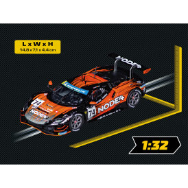 Carrera Digital 132 Auto Ferrari 296 GT3 Kessel Racing Nr.74 24H LM 32055