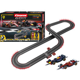 Carrera GO!!! Rennbahn Autorennbahn Champions Racing Formel 1 Set / Grundpackung 62603