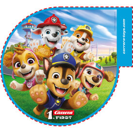My 1. First Carrera Rennbahn Autorennbahn Paw Patrol Chase Marshall On the Track Set / Grundpackung 63056