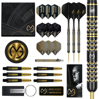 Winmau Steel Darts MvG Michael van Gerwen 5-Jahres-Jubil�ums-Dart Limited Edition 95% Tungsten Steeltip Dart Steeldart