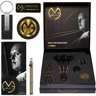 Winmau Steel Darts MvG Michael van Gerwen 5-Jahres-Jubil�ums-Dart Limited Edition 95% Tungsten Steeltip Dart Steeldart