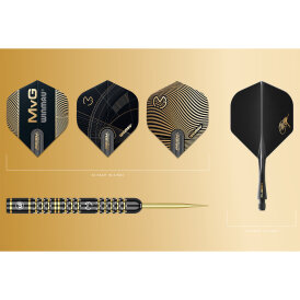 Winmau Steel Darts MvG Michael van Gerwen 5-Jahres-Jubiläums-Dart Limited Edition 95% Tungsten Steeltip Dart Steeldart