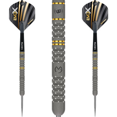 Winmau Steel Darts MvG Michael van Gerwen 5-Jahres-Jubiläums Evo X Dart 90% Tungsten Steeltip Dart Steeldart 22,5 g