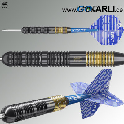 Target Steel Darts Set Josh Rock Rocky Brass komplett Dartset Steeltip Steeldart 22 g