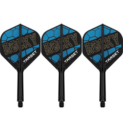 Target Dart K-Flex Flight- Schaftsystem Josh Rock patentierten Twist-System im Rocky Design Standard Nr.2 IM Intermediate