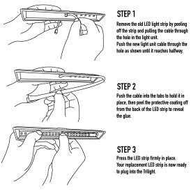 Harrows Tri-Light Replacement Strip Ersatz LED Streifen...