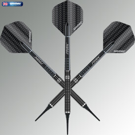 Winmau Soft Darts Blackout 90% Tungsten Softtip Dart Softdart 20 g