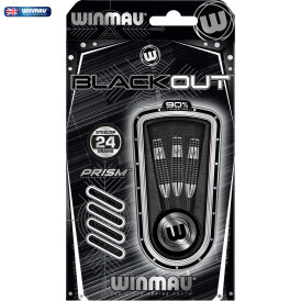 Winmau Steel Darts Blackout 90% Tungsten Steeltip Dart Steeldart 24 g