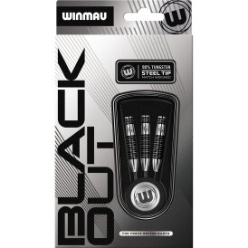 Winmau Steel Darts Blackout 90% Tungsten Steeltip Dart Steeldart 21 g