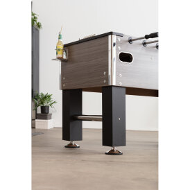 Bandito Tischkicker Profi Soccer Deluxe Eiche Grau