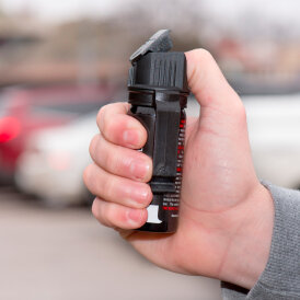 Sabre Red Pfeffergel mit UV-Markierungsstoff Tierabwehrspray Modell 1 Crossfire Gel 360° 45ml
