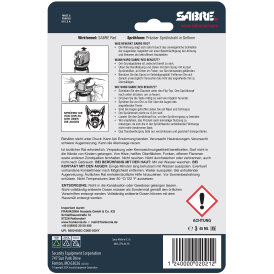 Sabre Red Pfeffergel mit UV-Markierungsstoff Tierabwehrspray Modell 1 Crossfire Gel 360° 45ml
