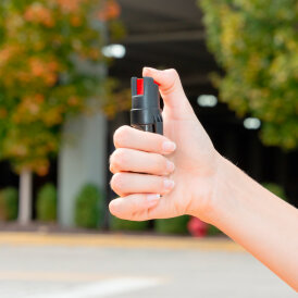 Sabre Red Pfefferspray Sprühnebel mit UV-Markierungsstoff Tierabwehrspray Modell 3 Spray mit Clip 19ml
