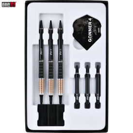 one80 Soft Dart Lourence Ilagan The Gunner 4 VHD Schwarz/Rosegold 90% Tungsten Softtip Dart Softdart 20,5 g