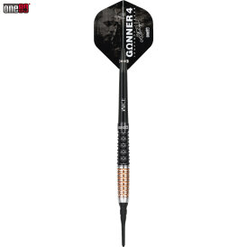 one80 Soft Dart Lourence Ilagan The Gunner 4 VHD Schwarz/Rosegold 90% Tungsten Softtip Dart Softdart 20,5 g