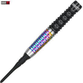 one80 Soft Dart Lourence Ilagan The Gunner 4 VHD Schwarz/Rainbow 90% Tungsten Softtip Dart Softdart 22 g