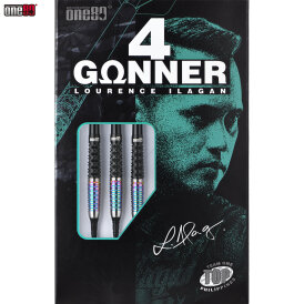one80 Soft Dart Lourence Ilagan The Gunner 4 VHD Schwarz/Rainbow 90% Tungsten Softtip Dart Softdart 22 g