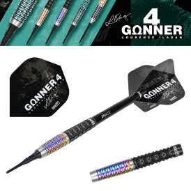 one80 Soft Dart Lourence Ilagan The Gunner 4 VHD Schwarz/Rainbow 90% Tungsten Softtip Dart Softdart 22 g