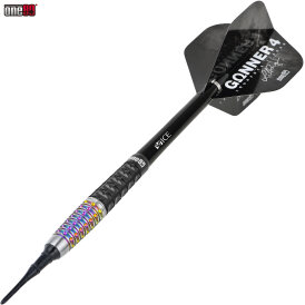 one80 Soft Dart Lourence Ilagan The Gunner 4 VHD Schwarz/Rainbow 90% Tungsten Softtip Dart Softdart 22 g