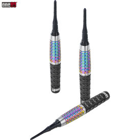 one80 Soft Dart Lourence Ilagan The Gunner 4 VHD Schwarz/Rainbow 90% Tungsten Softtip Dart Softdart 22 g